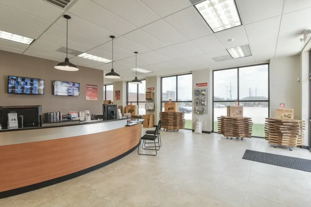 Lobby area at Klein Krimmel Storage facility.