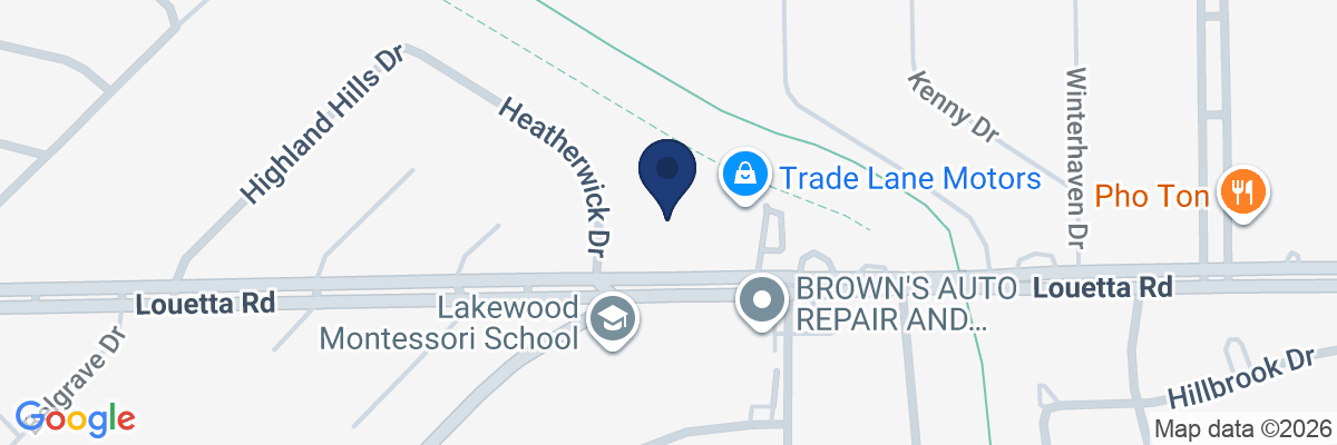 Map showing facility locations