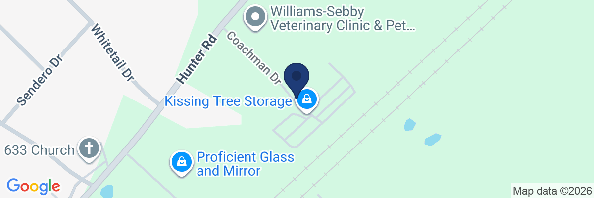 Map showing facility locations