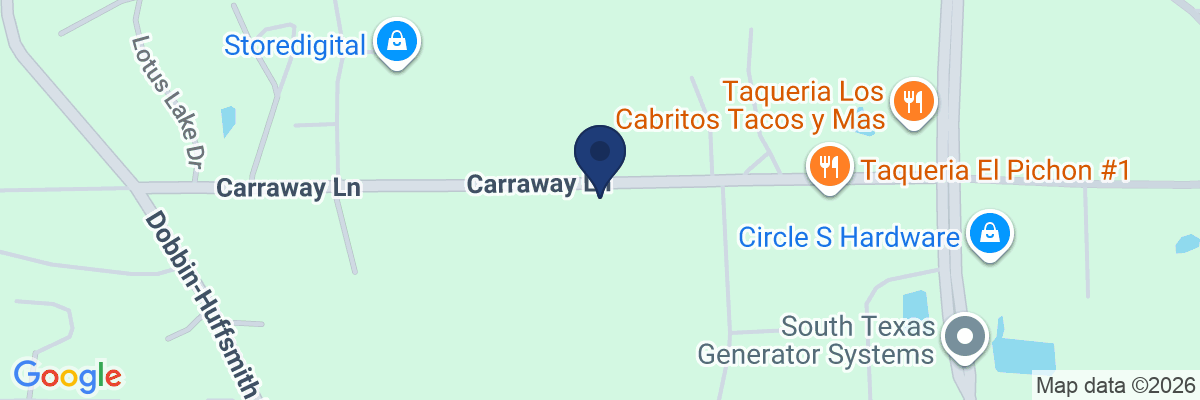 Map showing facility locations