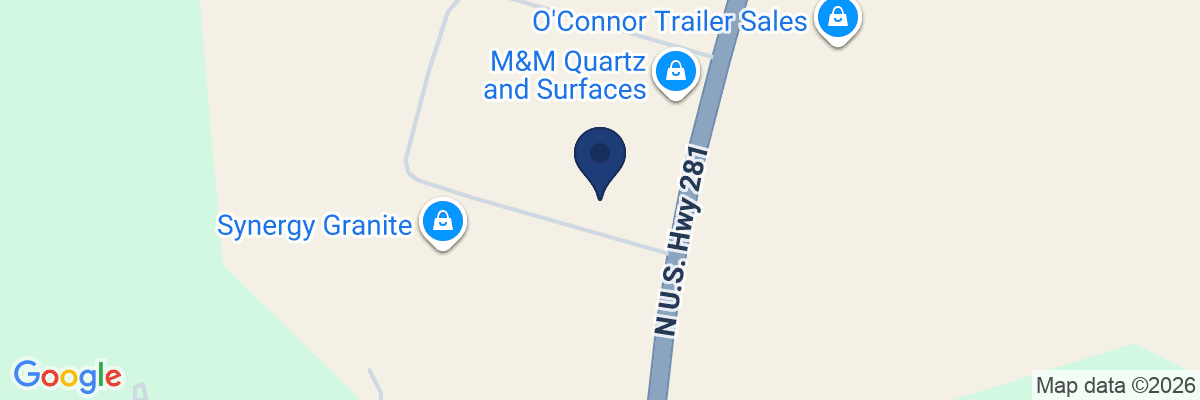 Map showing facility locations
