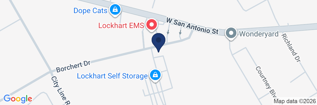 Map showing facility locations