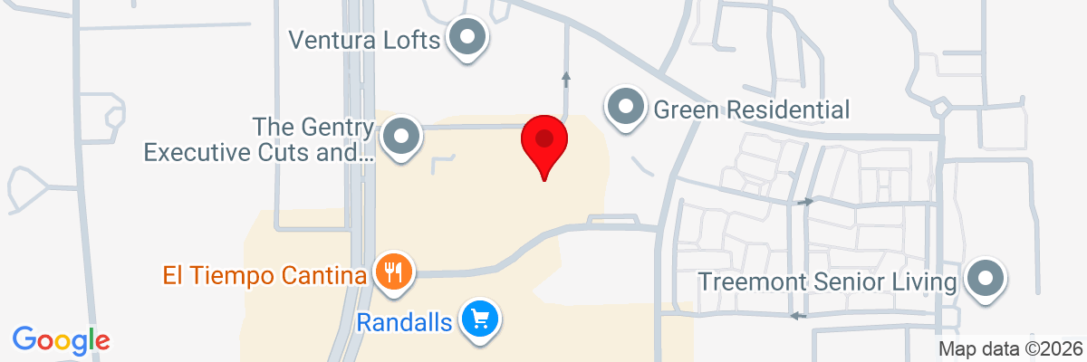 Map showing facility locations