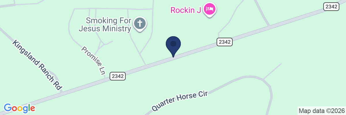 Map showing facility locations