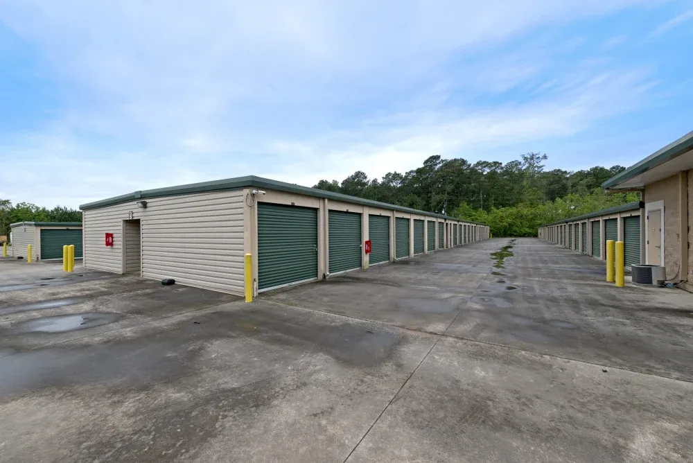 Outdoor storage at AAA Self Storage in Hockley.
