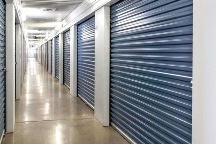 Indoor storage units at Another Attic Self-Storage.