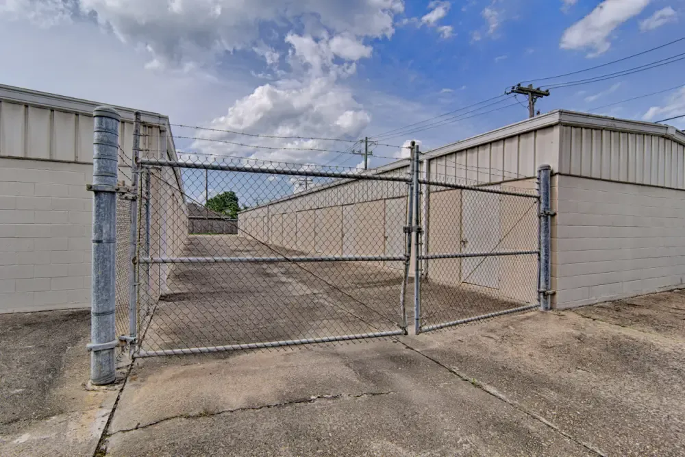 Secure, gated access to Bay Mini Storage.