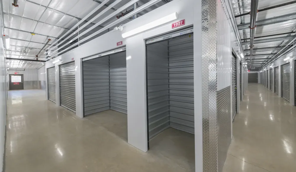 Opened small and medium climate-controlled storage units at Bergstrom Storage.