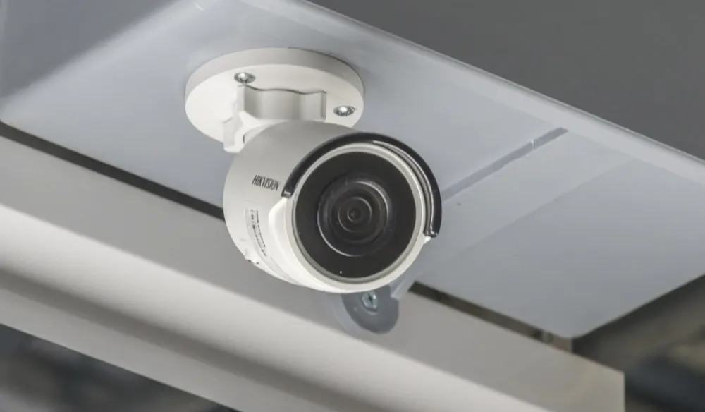 Security camera at Bergstrom Storage.