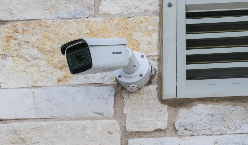 Security camera at Bergstrom Storage.