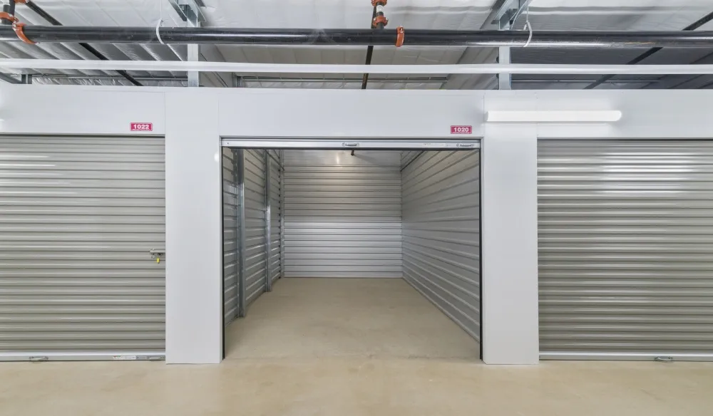Indoor storage unit at Bergstrom Storage.