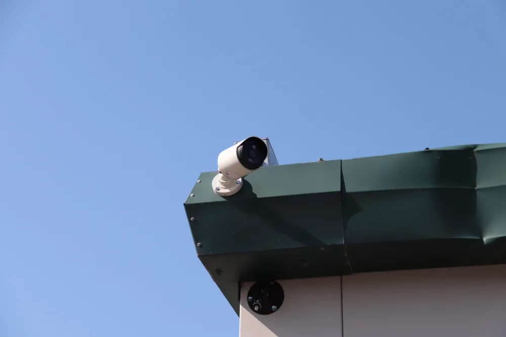 Security camera at Columbia Self Storage.
