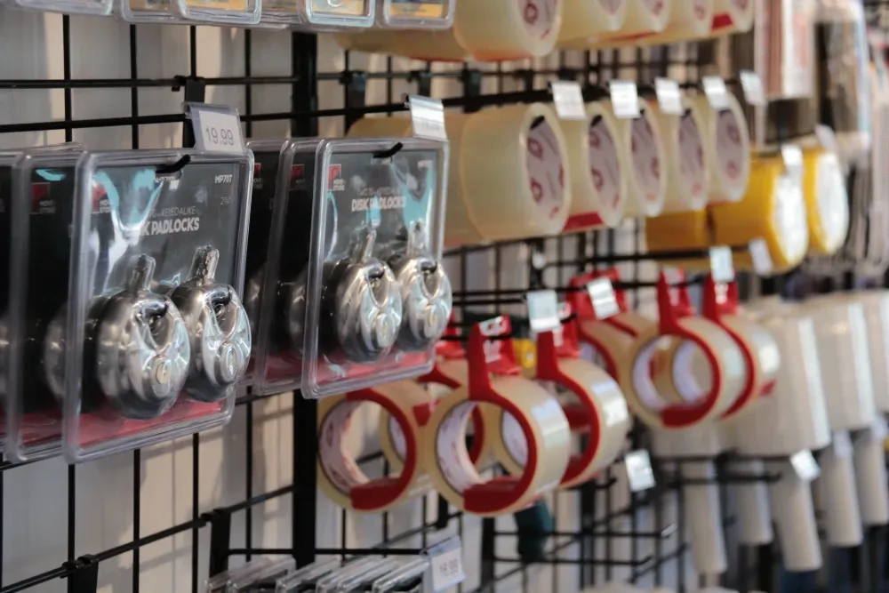 Packing supplies and locks available at Columbia Self Storage.