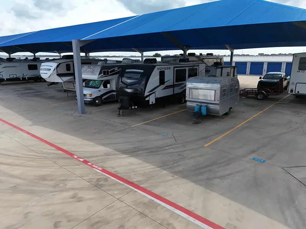 Vehicle parking at Lockhart Self Storage