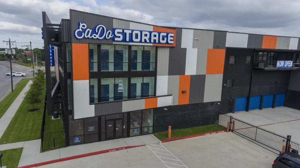 Exterior of EaDo Storage facility.
