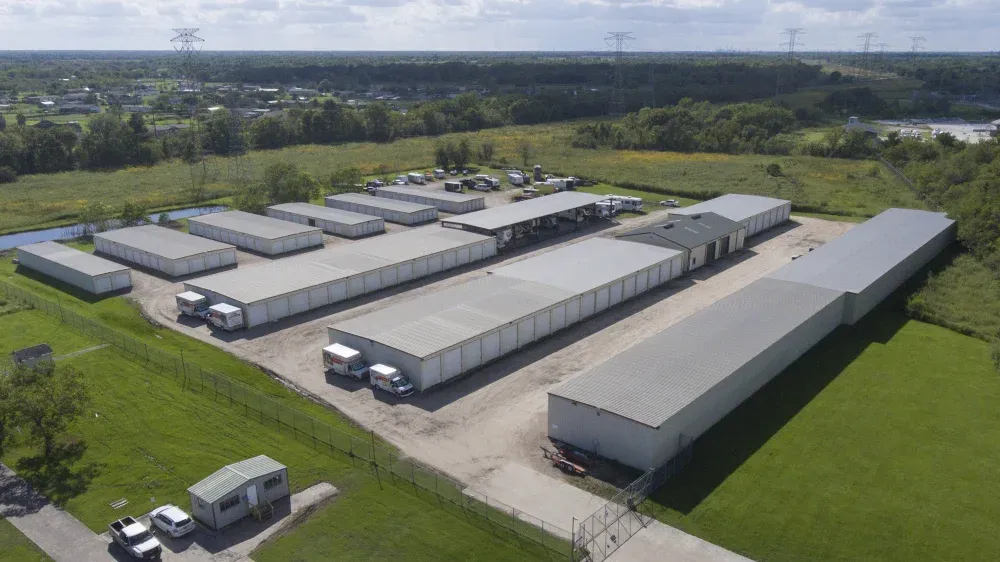Skyview of Guardian Storage facility.