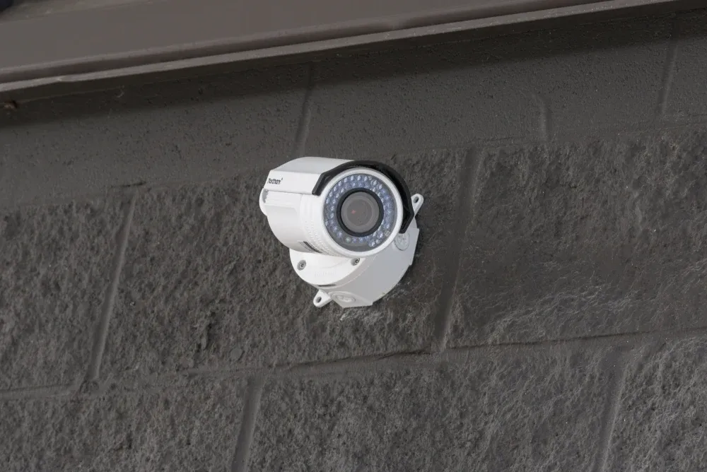 Security camera at Lakeline Storage facility.
