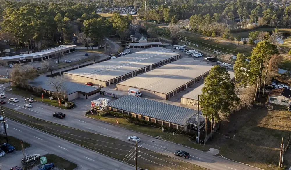 Aerial view of the Lakewood Storage facility.