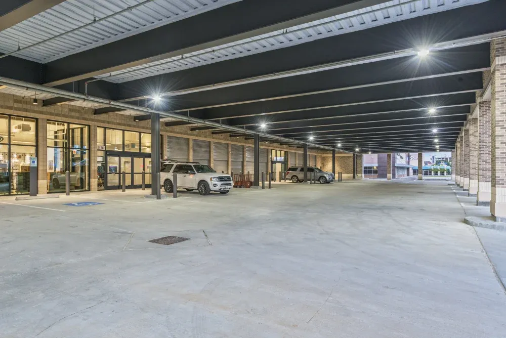 Loading area at Memorial Drive Storage.