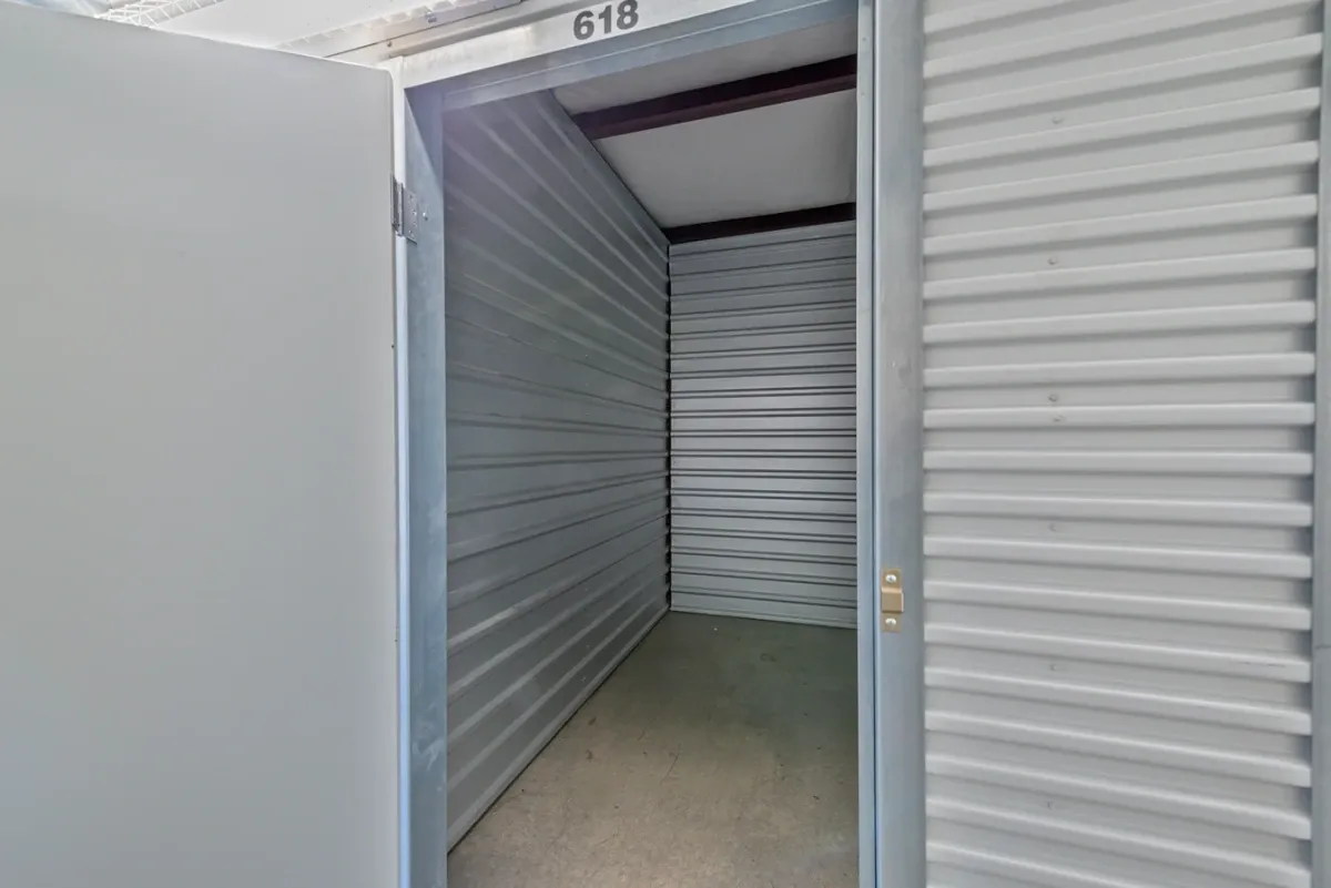 Small storage unit at the Meyer Park Storage Center