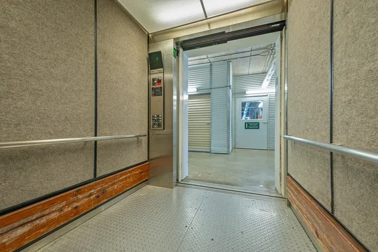 Elevator at the Meyer Park Storage Center