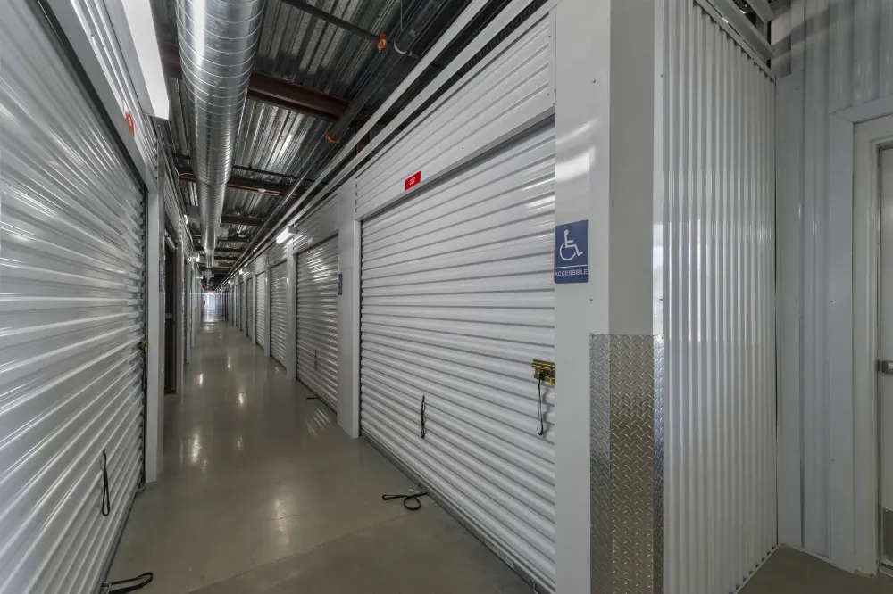 handicap storage unit at the Willow Forest storage facility