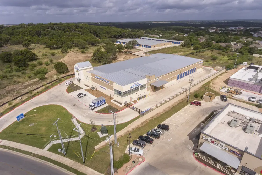 Overhead view at Westpointe New Braunfels Self Storage