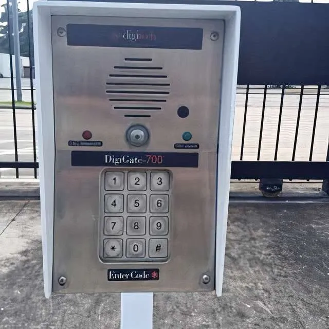 Secure keypad access at North Shepherd Mini Storage.