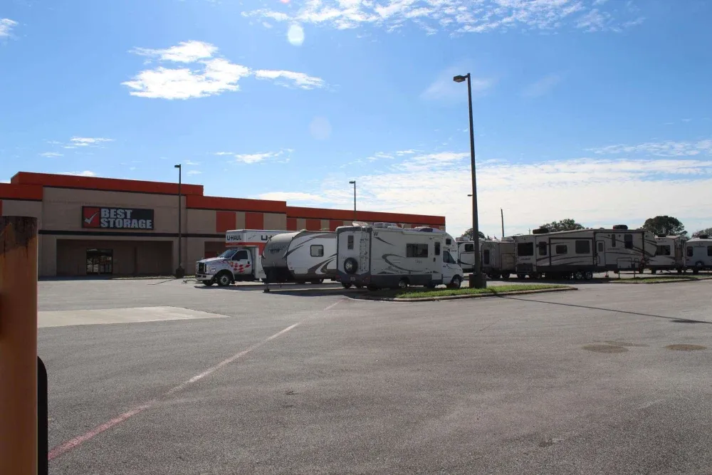 Boat and RV storage at Pasadena's Best Storage.