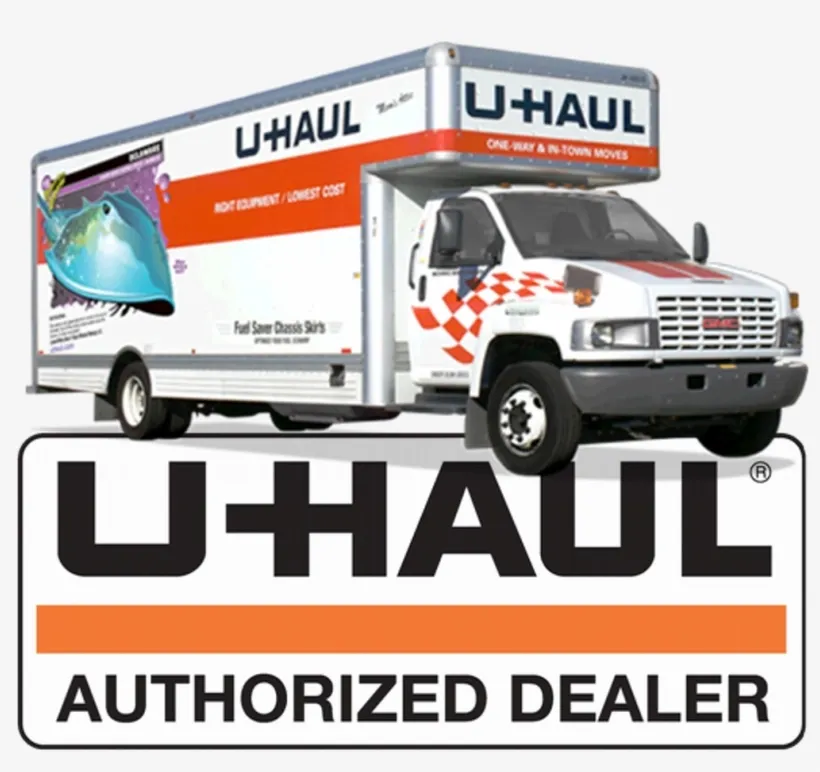 U-Haul rental trucks available at Safe Harbor Storage.