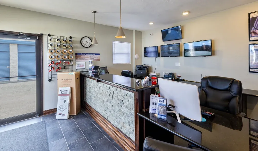 Stewart & 89th Self Storage front office.