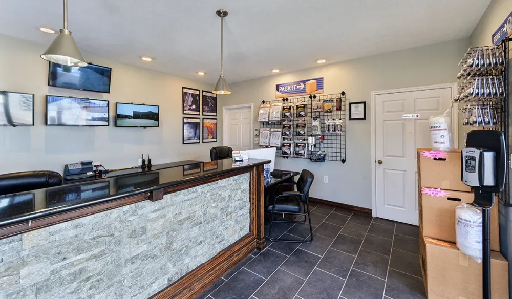 Stewart & 89th Self Storage front office.