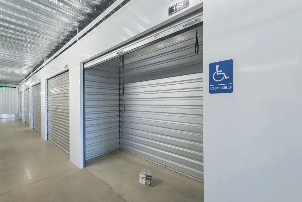 Indoor, climate-controlled storage at Southlake Storage.