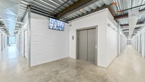 Indoor storage with elevator access at Memorial Drive Storage.