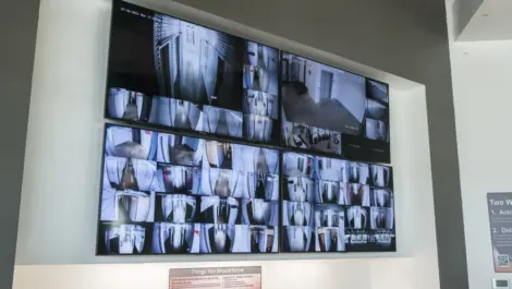 Surveillance system at Memorial Drive Storage.