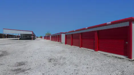 Drive-up storage units at Dry Dock & Lock Aledo.