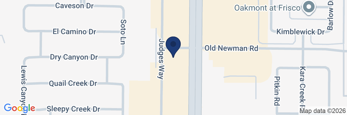 Map showing facility locations